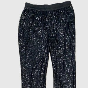 Black Sequin Pants